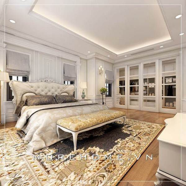 Thiết kế nội thất phòng ngủ sang trọng